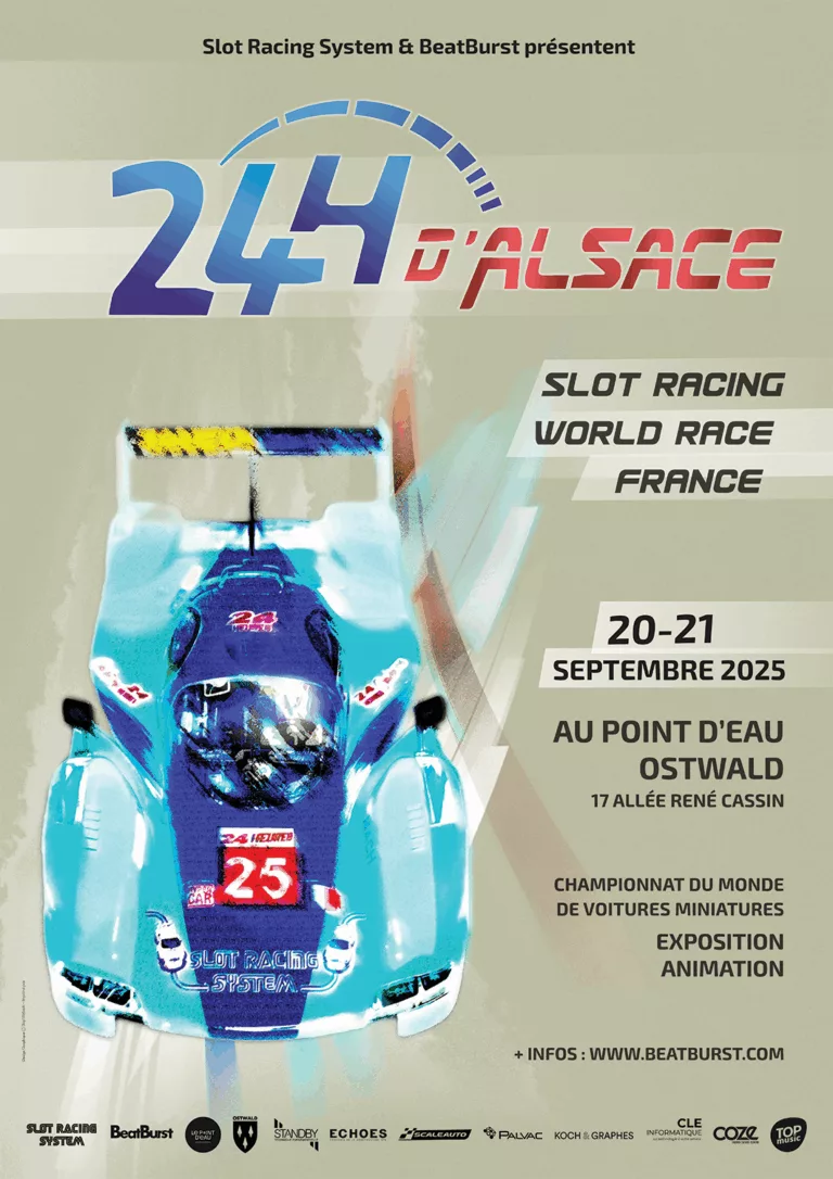 SLOT RACING WORLD RACE FRANCE CHAMPIONNAT DU MONDE DE VOITURES MINIATURES