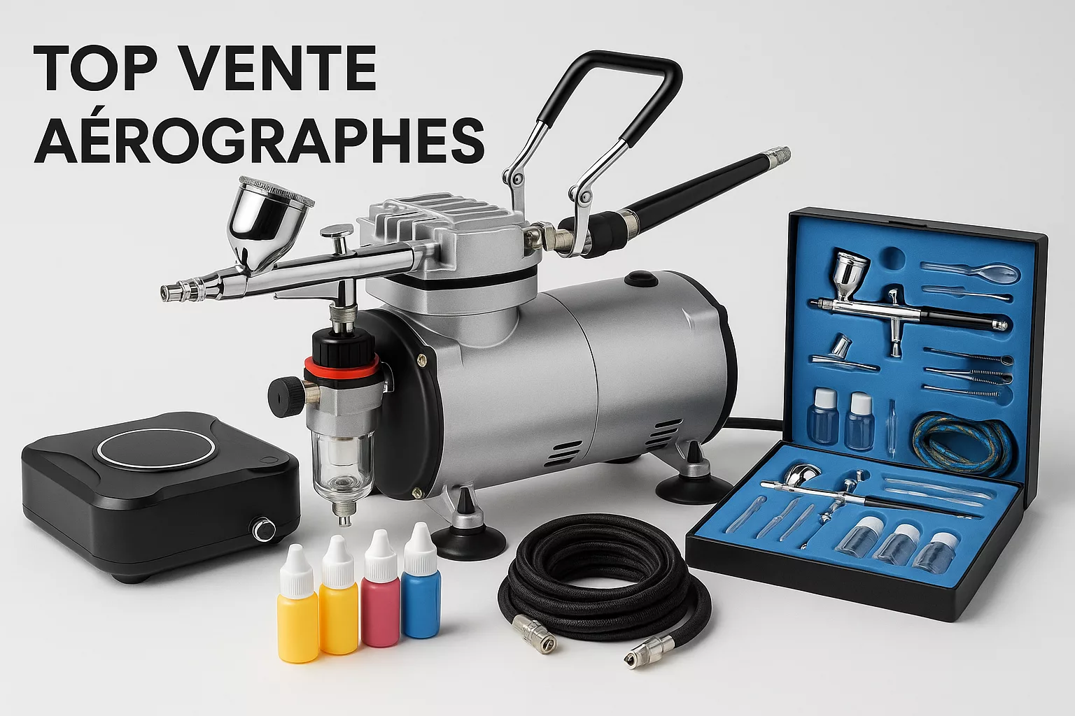 Les meilleurs aérographes 2025 : notre sélection des kits les plus performants sur Amazon