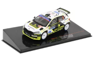 Miniature Skoda Fabia RS Rally2 IXO 1/43 Monte-Carlo 2025