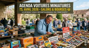 Agenda voiture miniature avril 2026 visuel principal des salons et bourses