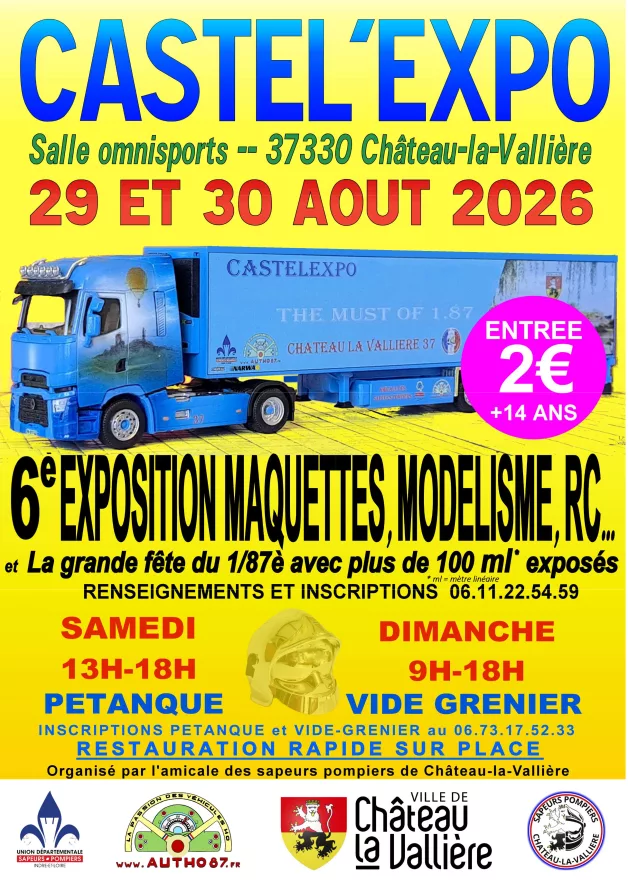 Affiche Castel’Expo 2026 à Château-la-Vallière