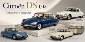 Citroën DS 23 Pallas bleue toit Champagne Norev au 1/18
