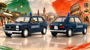Miniature Fiat 127 1° Serie 1972 Carabinieri LM176A-PO