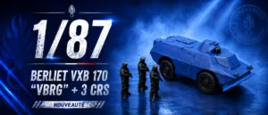 VBRG Gendarmerie 1/87 : le Berliet VXB 170 en miniature