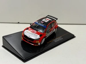 Skoda Fabia RS Rally2, #26 C. Ingram, Rallye Monte Carlo 2024, IXO 1:43-