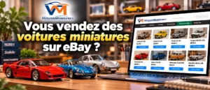 Bannière VoituresMiniatures.fr présentant des voitures miniatures de collection et la Marketplace dédiée aux annonces eBay